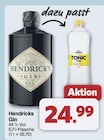 Gin von Hendrick's für 24,99 € bei famila Nordwest im Angebot Gin von Hendrick's im aktuellen famila Nordwest Prospekt