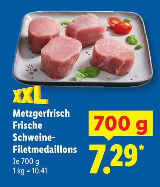 Metzgerfrisch Frische Schweine-Filetmedaillons
