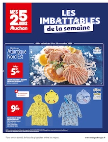 Prospectus Auchan Supermarché de la semaine "MES 25 JOURS AUCHAN" avec 2 pages, valide du 19/11/2024 au 24/11/2024 pour Antibes et alentours