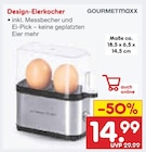 Design-Eierkocher von GOURMETmaxx im aktuellen Netto Marken-Discount Prospekt für 14,99 €