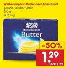 Butter im Angebot bei Netto Marken-Discount in Coesfeld Butter Angebote von Weihenstephan bei Netto Marken-Discount Coesfeld für 1,29 €