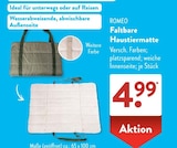 Faltbare Haustiermatte von ROMEO im aktuellen ALDI SÜD Prospekt für 4,99 €