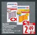 Matjesfilets von Nordsee für 2,49 € bei EDEKA im Angebot Matjesfilets von Nordsee im aktuellen EDEKA Prospekt