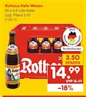 Hefe-Weizen bei Netto Marken-Discount im Villingen-Schwenningen Prospekt für 14,99 €
