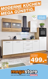 Küchenmöbel im Segmüller Prospekt in Rosenheim Aktueller Segmüller Prospekt mit Küchenmöbel, "MODERNE KÜCHEN MEGA GÜNSTIG.", Seite 1