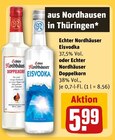 Eisvodka im Angebot bei REWE in Freital Eisvodka Angebote von Echter Nordhäuser bei REWE Freital für 5,99 €