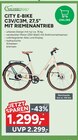 City E-Bike C3V/C3M, 27,5" mit Riemenantrieb Angebote von Sachsenrad bei Marktkauf Ravensburg für 1.299,00 €