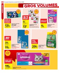 Offre Croquettes chat adulte dans le catalogue Carrefour du moment à la page 50