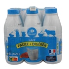 Lait U.H.T. facile à digérer - CARREFOUR CLASSIC' - Carrefour Market à Tourcoing Lait U.H.T. facile à digérer - CARREFOUR CLASSIC' en promo chez Carrefour Market Tourcoing à 7,24 €