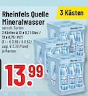 Mineralwasser bei Trinkgut im Bocholt Prospekt für 13,99 €
