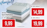 Aktuelle Spannbettlaken Angebote bei Kaufhaus Stolz in Lübeck Aktuelles Jersey-Spannbettlaken Angebot bei Kaufhaus Stolz in Lübeck ab 9,99 €