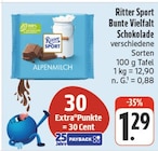 Bunte Vielfalt Schokolade bei nah und gut im Gröditz Prospekt für 1,29 €