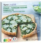 Tarte épinards, crème fraîche, pignon de pin, parmesan - Picard dans le catalogue Picard