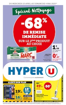 Promo Vêtements Homme dans le catalogue Hyper U du moment à la page 1
