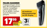 Folien-Rasierer im Angebot bei Marktkauf in Leinfelden-Echterdingen Folien-Rasierer Angebote bei Marktkauf Leinfelden-Echterdingen für 17,99 €