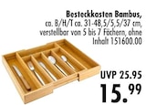 Besteckkasten Bambus Angebote bei SB Möbel Boss Hanau für 15,99 €