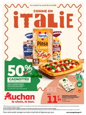 Prospectus Supermarchés Auchan Hypermarché en cours à Levroux et alentours, "COMME EN ITALIE", 24 pages, 12/05/2026 - 25/05/2026 Catalogue Supermarchés Auchan Hypermarché en cours à Levroux et alentours, "COMME EN ITALIE", 24 pages, 12/05/2026 - 25/05/2026