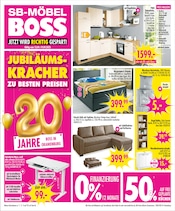 Aktueller SB Möbel Boss Prospekt mit Badmöbel, "JETZT WIRD RICHTIG GESPART!", Seite 1