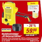 Hochdruckreiniger „K2 Universal Edition“ von Kärcher im aktuellen toom Baumarkt Prospekt für 59,99 €