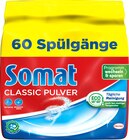 Spülmaschinen Pulver Classic M 60 Spülgänge von Somat für 5,65 € bei dm-drogerie markt im Angebot Spülmaschinen Pulver Classic M 60 Spülgänge von Somat im aktuellen dm-drogerie markt Prospekt
