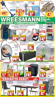 Gartensitzmöbel im aktuellen Wreesmann Prospekt (Dresden) Gartensitzmöbel im Wreesmann Prospekt "DEIN SAISON- & SONDERPOSTENMARKT!" mit 12 Seiten (Dresden)