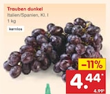 Netto Marken-Discount - Trauben dunkel Angebot im Prospekt Trauben dunkel bei Netto Marken-Discount im Prospekt "" für 4,44 €