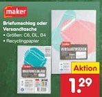 Netto Marken-Discount Nauen - Briefumschlag oder Versandtasche Angebot im Prospekt Briefumschlag oder Versandtasche bei Netto Marken-Discount im Nauen Prospekt für 1,29 €