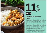 Promo Colombo de Poulet à 11,90 € dans le catalogue E.Leclerc à San-Nicolao