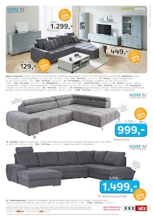 Couch im XXXLutz Möbelhäuser Prospekt "junges wohnen" mit 20 Seiten (Moers)