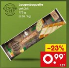 Laugenbaguette von Genuss Welt im aktuellen Netto Marken-Discount Prospekt für 0,99 €