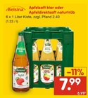 Aktuelles Apfelsaft klar oder Apfeldirektsaft naturtrüb Angebot bei Netto Marken-Discount in Hannover ab 7,99 €