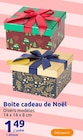 Boîte cadeau de Noël en promo chez Action Nanterre à 1,49 €