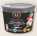 Billes de Mozzarella di Bufala Campana AOP - U SAVEURS en promo chez U Express Billes de Mozzarella di Bufala Campana AOP - U SAVEURS dans le catalogue U Express