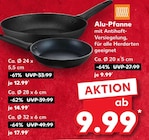Alu-Pfanne Ø 20 x 5 cm bei Kaufland im Zimmern Prospekt für 9,99 €