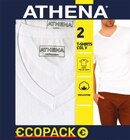 Tee-shirt col V homme "eco pack" - ATHENA en promo chez Carrefour Tee-shirt col V homme "eco pack" - ATHENA dans le catalogue Carrefour