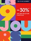 -30% SUR UNE SÉLECTION D'ARTICLES en promo chez Monoprix -30% SUR UNE SÉLECTION D'ARTICLES dans le catalogue Monoprix