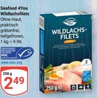 Wildlachsfilets Angebote von Seafood 4You bei GLOBUS Mannheim für 2,49 €