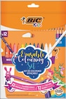 KIT DE COLORIAGE EFFAÇABLE BIC - BIC dans le catalogue Supermarchés Match