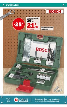 Promotion Bosch dans le prospectus Hyper U, valable du 24/01/2023 au 12/02/2023 Promo Bosch dans le catalogue Hyper U du moment à la page 20