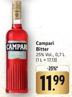 Bitter Angebote von Campari bei EDEKA Offenburg für 11,99 €