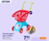 Chariot garni pour enfant dans le catalogue Action