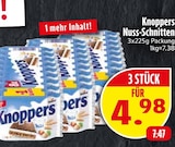 Nüsse im EDEKA Prospekt Nuss-Schnitten von Knoppers im aktuellen EDEKA Prospekt für 4,98 €