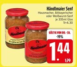 Hausmacher Senf Angebote von Händlmaier bei EDEKA Passau für 1,44 €