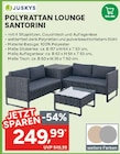 Polyrattan Lounge Santorini Angebote von Juskys bei Marktkauf Bautzen für 249,99 €