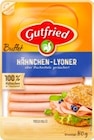 Hähnchen-Lyoner von Gutfried für 1,29 € bei Kaufland im Angebot Hähnchen-Lyoner von Gutfried im aktuellen Kaufland Prospekt
