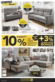 Sofa im BRAUN Möbel-Center Prospekt "BRAUN NEWS" mit 22 Seiten (Freiburg (Breisgau))