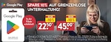 Google Play 25 € Guthabenkarte von Google Play im aktuellen ALDI Nord Prospekt