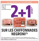 2+1 offert sur les chiffonnades negroni - NEGRONI en promo chez Intermarché Hyper 2+1 offert sur les chiffonnades negroni - NEGRONI dans le catalogue Intermarché Hyper