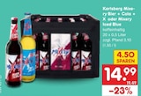 Mixery Bier + Cola + X im Angebot bei Netto Marken-Discount in Nordhausen Mixery Bier + Cola + X Angebote von Karlsberg bei Netto Marken-Discount Nordhausen für 14,99 €