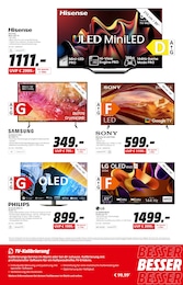 MediaMarkt Saturn 55 Zoll LED Fernseher im Prospekt 